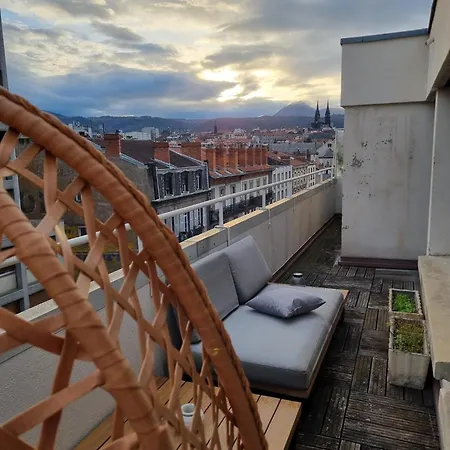 G'art Deco, 2 Terrasses & Vue Puys, Gare & Centre Clermont-Ferrand