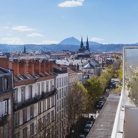 Apartamento G'art Deco, 2 Terrasses & Vue Puys, Gare & Centre Clermont-Ferrand