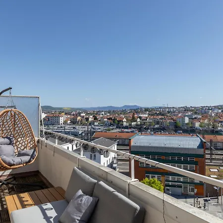 G'art Deco, 2 Terrasses & Vue Puys, Gare & Centre Apartamento Clermont-Ferrand