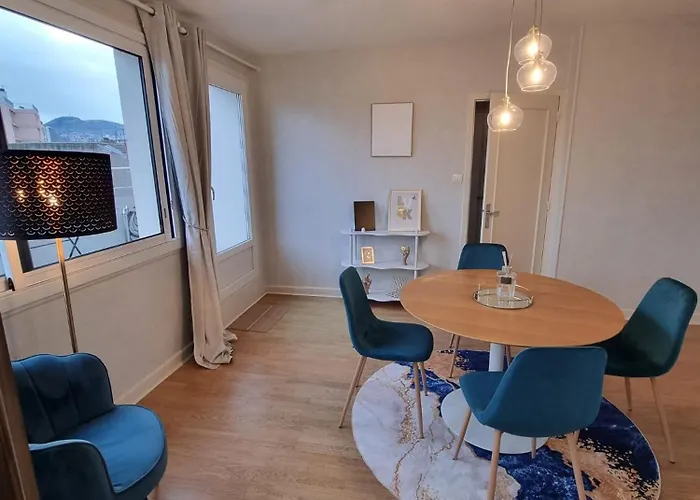 T3 Art Deco, 2 Terrasses & Vue Puys, Gare & Centre Clermont-Ferrand